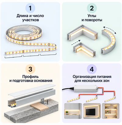 Что влияет на срок монтажа светодиодной ленты
