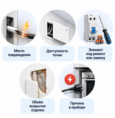 От чего зависит стоимость устранения короткого замыкания